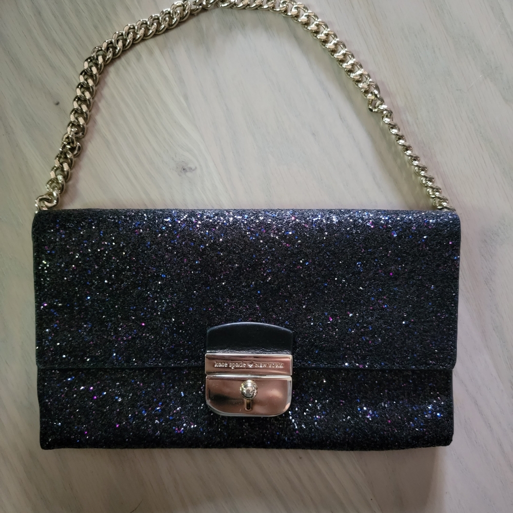 Kate Spade Glitter Clutch